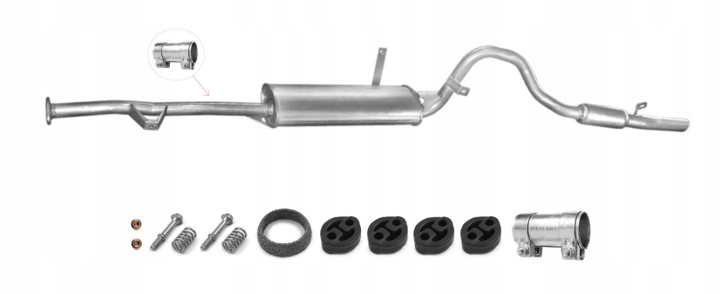 фото №1, Suzuki vitara 1.6 1991-1995 система випускний