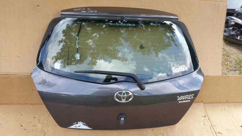 фото №1, Крышка багажника багажника задняя toyota yaris ii 1g3