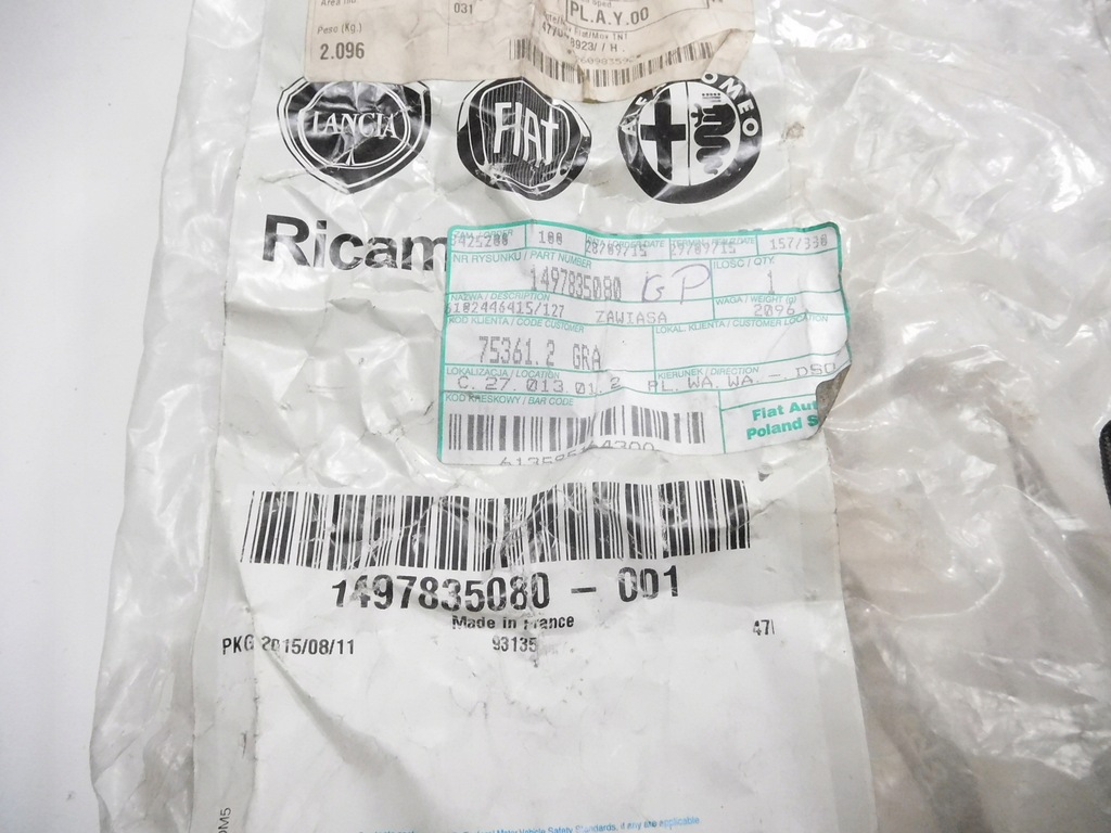 фото №14, Петля двері задня fiat scudo оригінальний номер 1497835080