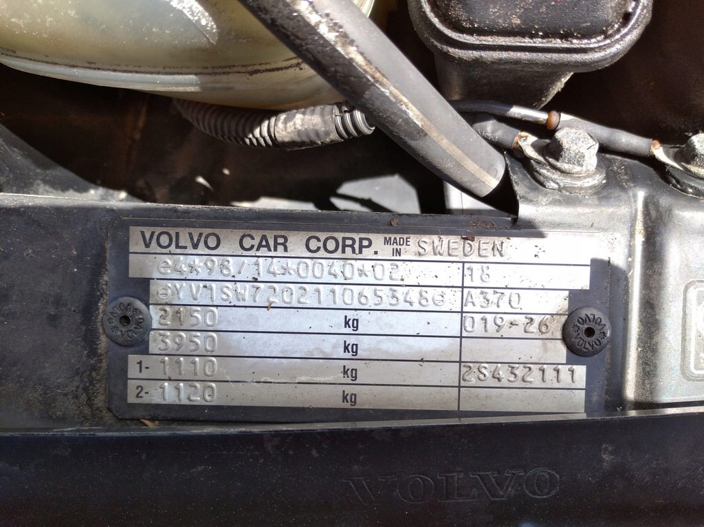 фото №12, Volvo v70 2 ii 00- s60 i дверь левая перед передние чёрные 019-26