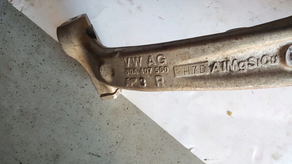 фото №9, Audi q5 sq5 80a поворотный кулак передняя правая 80a407560 с рычаг 80a407696d