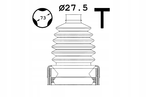 фото №1, Sasic защита шарнир перед внутри ford c-max ii fiesta vi focus