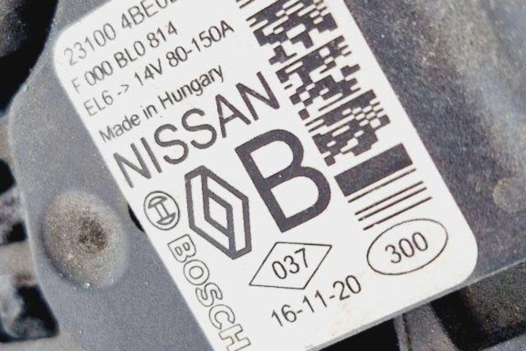 фото №6, Генератор renault espace v jr_ 231004be0b 1.6l дизель 2017