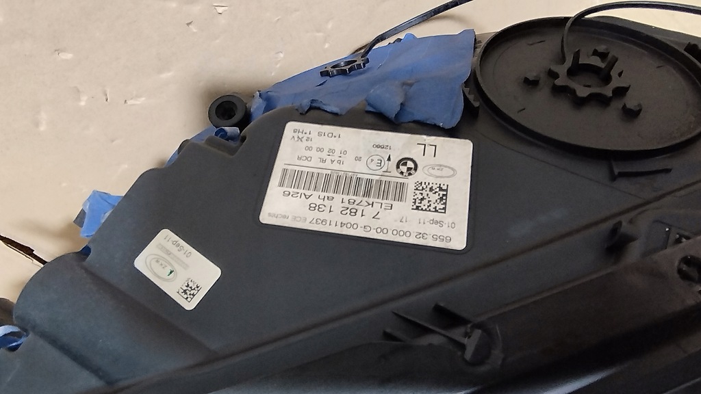 фото №7, Лампа bmw 7 f01 f02 bi ксенон некрутящаяся перед левая правая 7182137 7182138