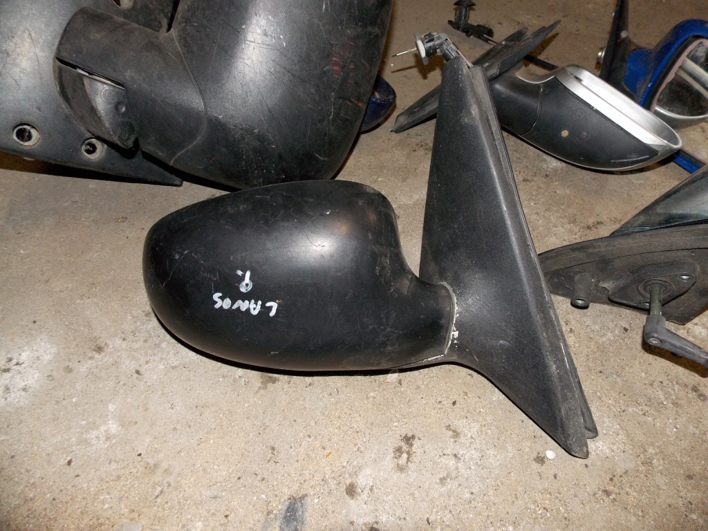 фото №1, Дзеркало праве daewoo lanos 97-08 електричний чорні