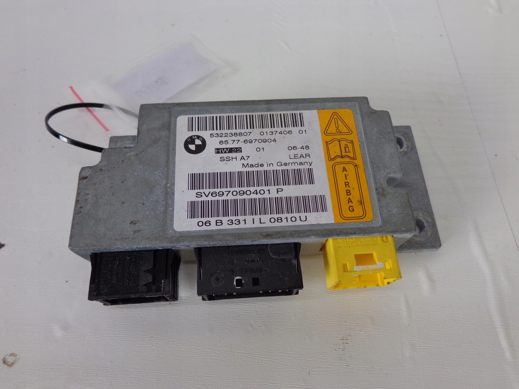 фото №1, | bmw 7 e65 модуль датчик подушка безпеки 6970904