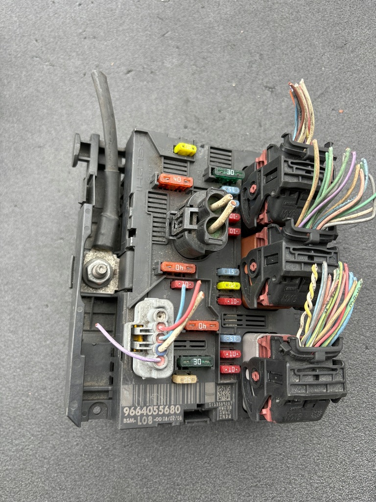 фото №10, Citroen c4 picasso 06- 1.6 hdi коробка запобіжників модуль bsm 9664055680