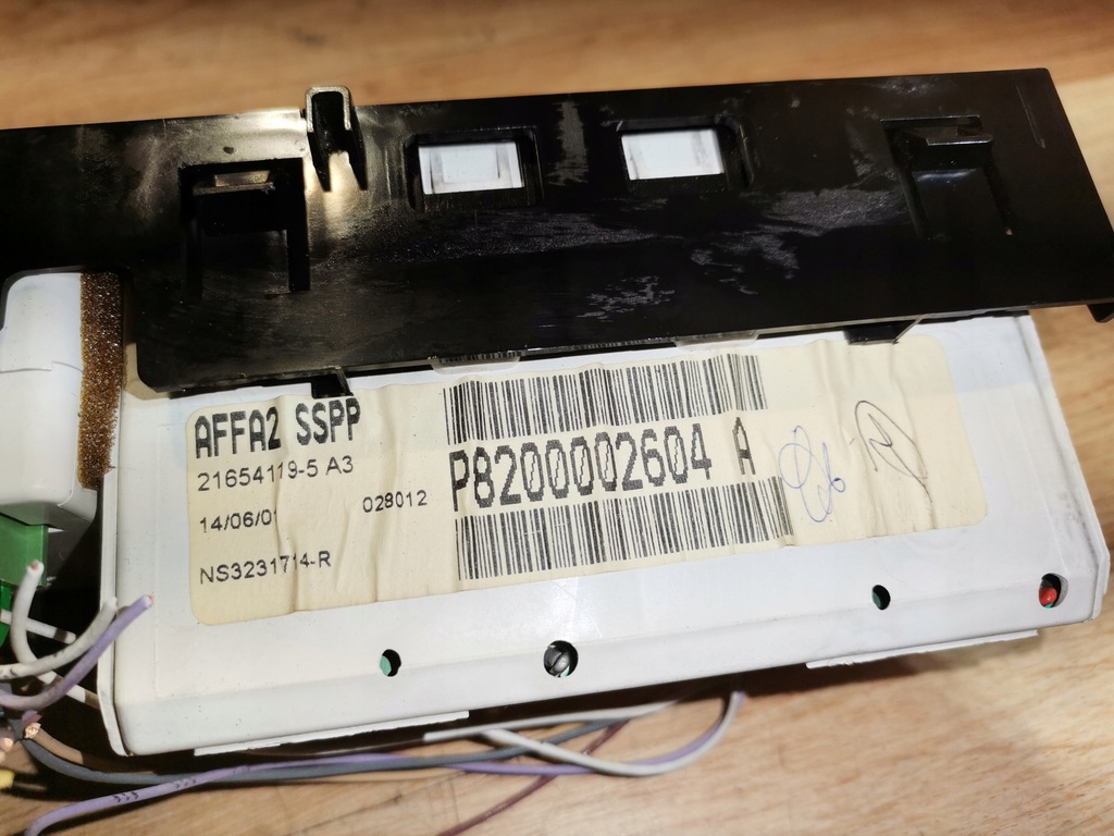 фото №3, Дисплей приборная панель renault laguna ii 8200002604a