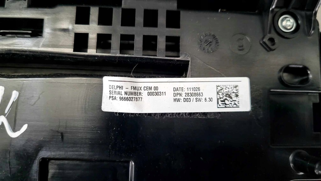 фото №3, Панель керування радіо обдув citroen ds4 9666027877