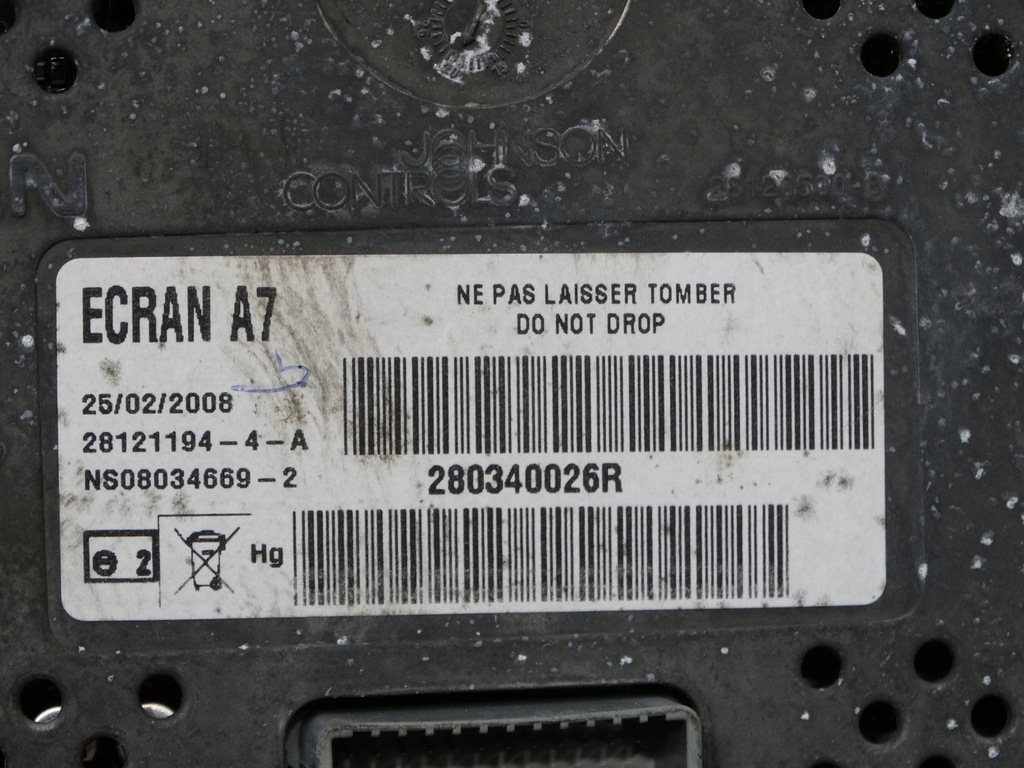 фото №10, Дисплей nawig. renault laguna iii 280340026r