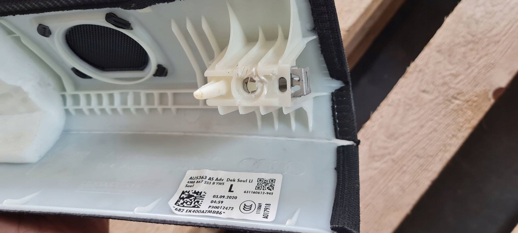 фото №11, Sq8 q8 захист стійка скло ліва sline czarna стельовий 4m8867233b