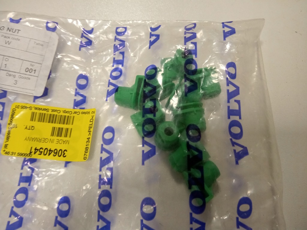 фото №10, Кліпса бампера volvo c30 c70 s60 s80 s90 v60 v90