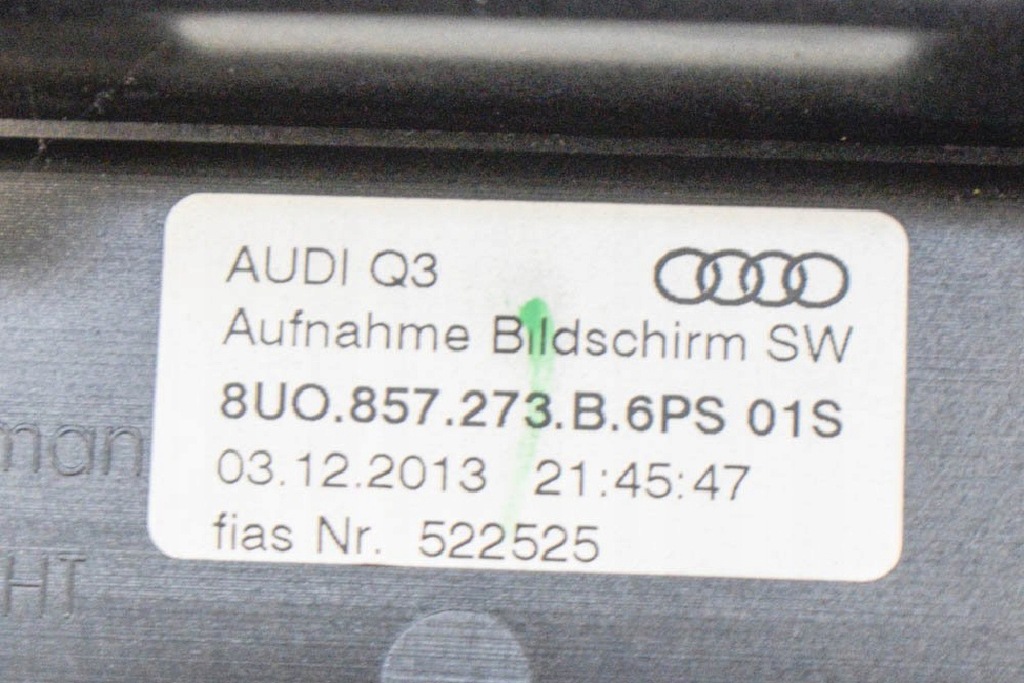 фото №5, Audi q3 8u экран навигации 8u0857273b 2.0 дизель 130kw 2014