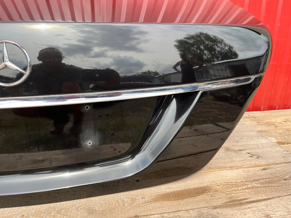 фото №11, Mercedes w221 крышка багажника задняя 368 kpl оригинал w цвет