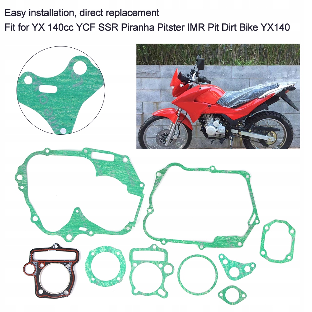 фото №6, Набор прокладка двигателя pasuje do yx 140cc ycf