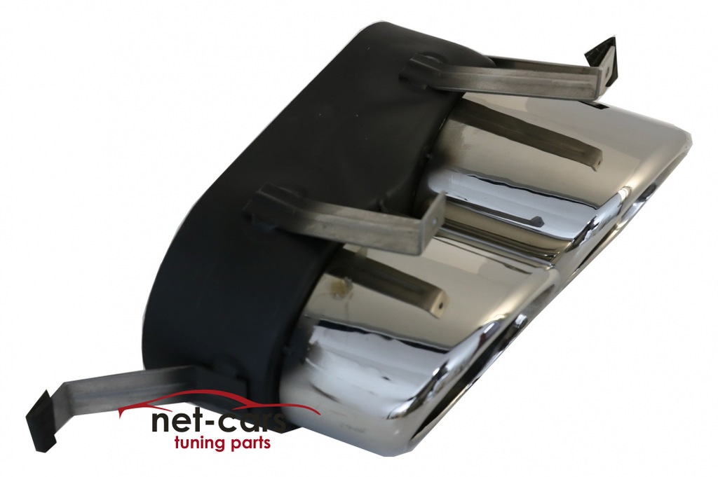 фото №10, Дифузор спойлер audi q5 fy 17-20 s line sq5 sport rsq5 dtm хром