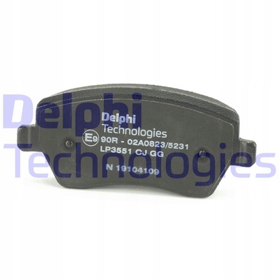 фото №3, Delphi гальмівні колодки ham.przod