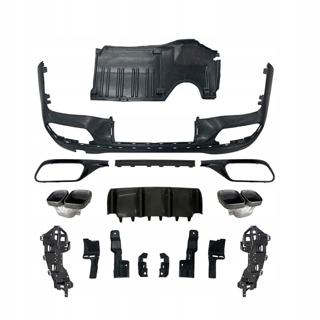 фото №12, Mercedes w206 c63 бампер + диффузор sedan / kombi