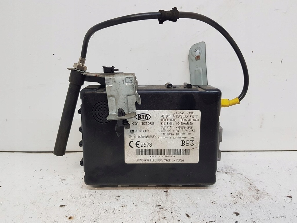 фото №1, Kia ceed ii модуль комфорта bcm 95400-a2830 2012-