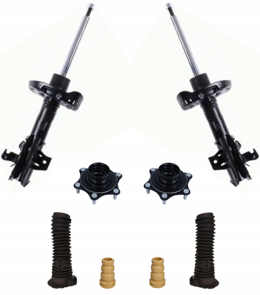 фото №1, Амортизаторы + защита отбойники + подушки безопасности перед honda cr-v iii iv