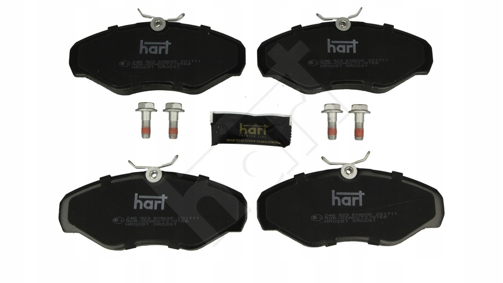 фото №2, Гальмівні колодки гальмівні перед vivaro renault trafic 01-