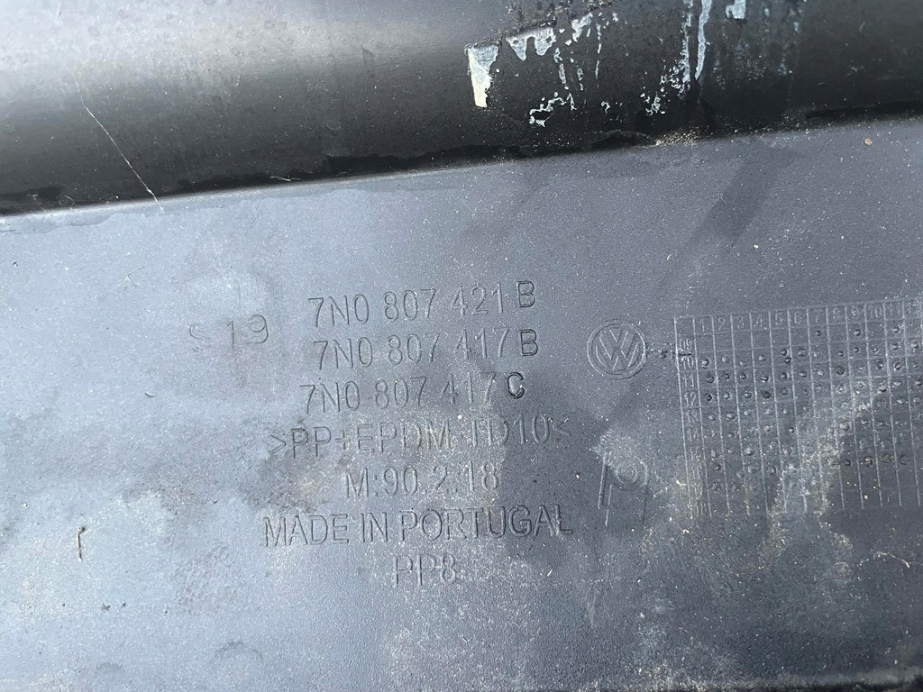 фото №5, Бампер задняя задний vw sharan ii 2 7n 7n0 6x pdc 10-