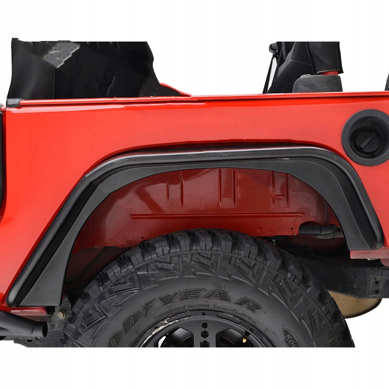 фото №8, Jeep wrangler jk 2007-18 расширители колесных арок | подкрылок lldpe ok 50cm na передняя oś