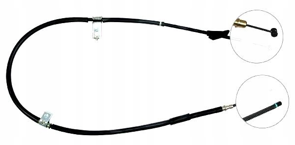 фото №1, Трос тормоза ручного hyundai atos 98-0