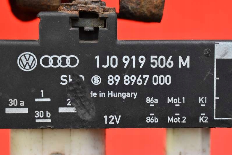 фото №7, Блок управления модуль вентилятора 1j0919506m seat ibiza 3 iii 1.9 tdi 130 km