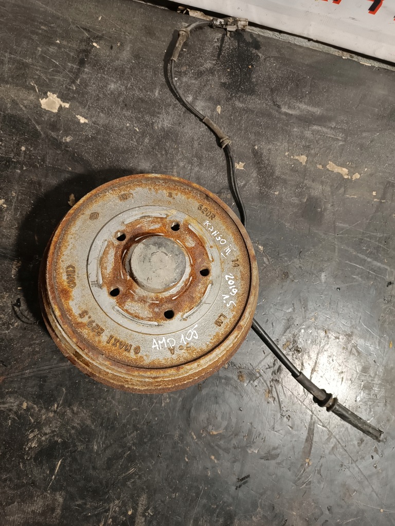 фото №1, Барабан тормозные колодки задняя ступица левый задняя renault kangoo iii