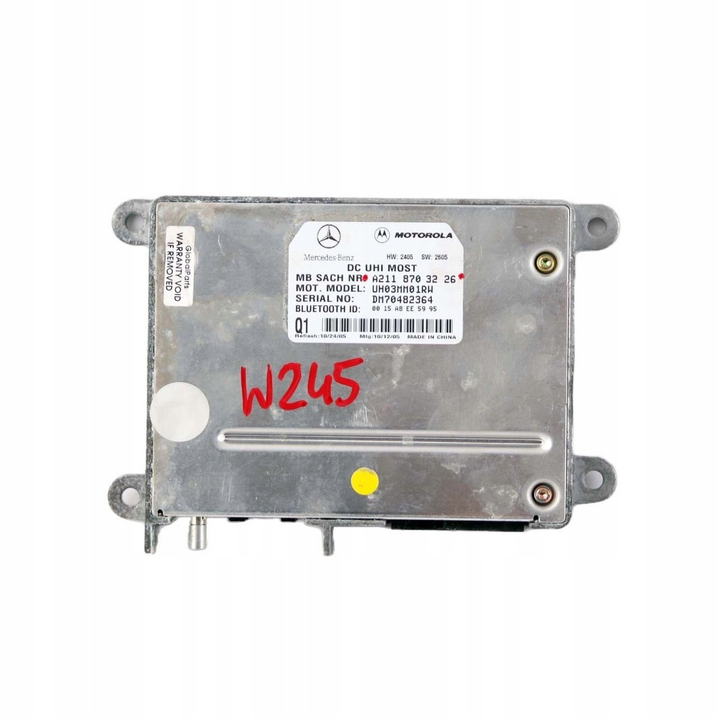фото №1, Mercedes w245 модуль блок керування bluetooth a2118703226