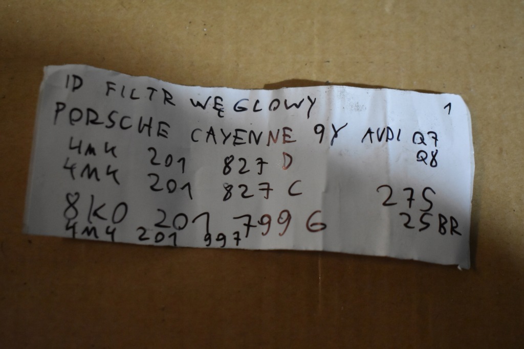 фото №7, Idealna фильтр угольный porsche cayenne 9y audi q7 q8 1