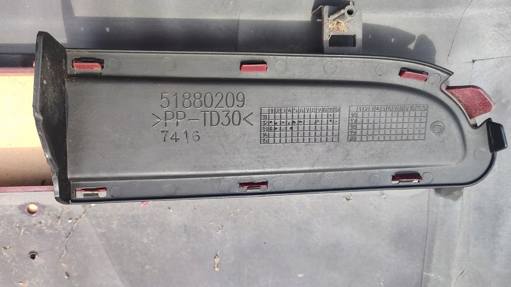 фото №15, Fiat panda 3 передній бампер. 2012-23.atrapa. ґрати