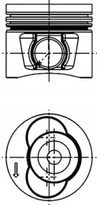 фото №1, Kolbenschmidt 40715620 поршень