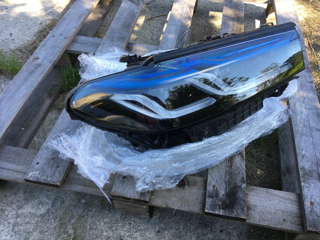 фото №9, Bmw 5 g30 g31 m5 f90 lci крыло бампер air капот лампа laser black shadow