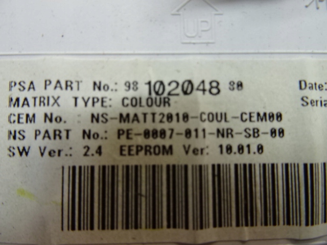 фото №7, Peugeot 208 2008 дисплей спидометра 9810204880