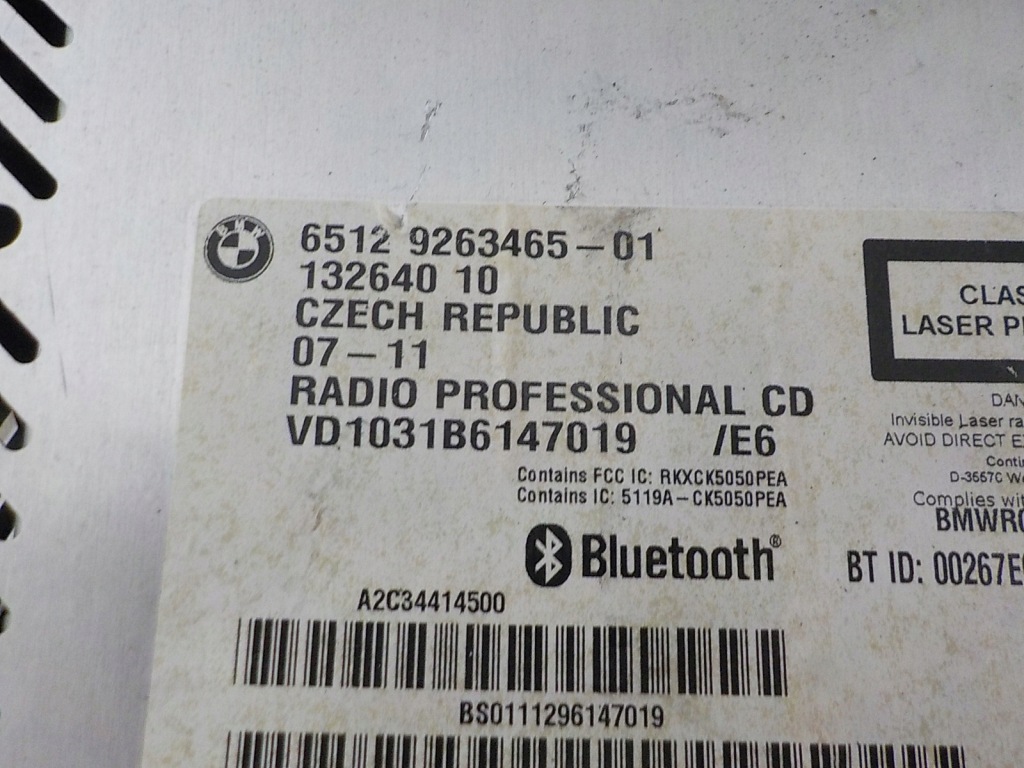 Bmw e90 e91 e92 радіо заводський bluetooth 9263465 Ціна