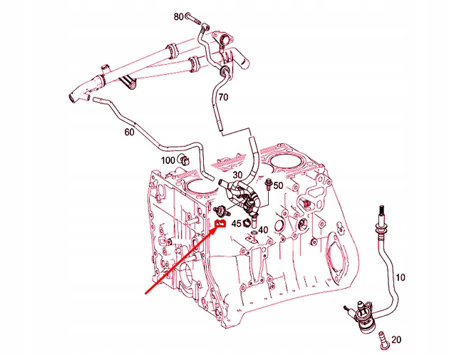 Mercedes-benz slk r172 клапан зворотний a2710180329 оригінальний Ціна