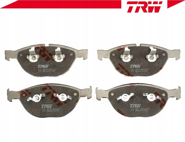 фото №3, Набір - комплект гальмівних колодок гальмівних [trw]