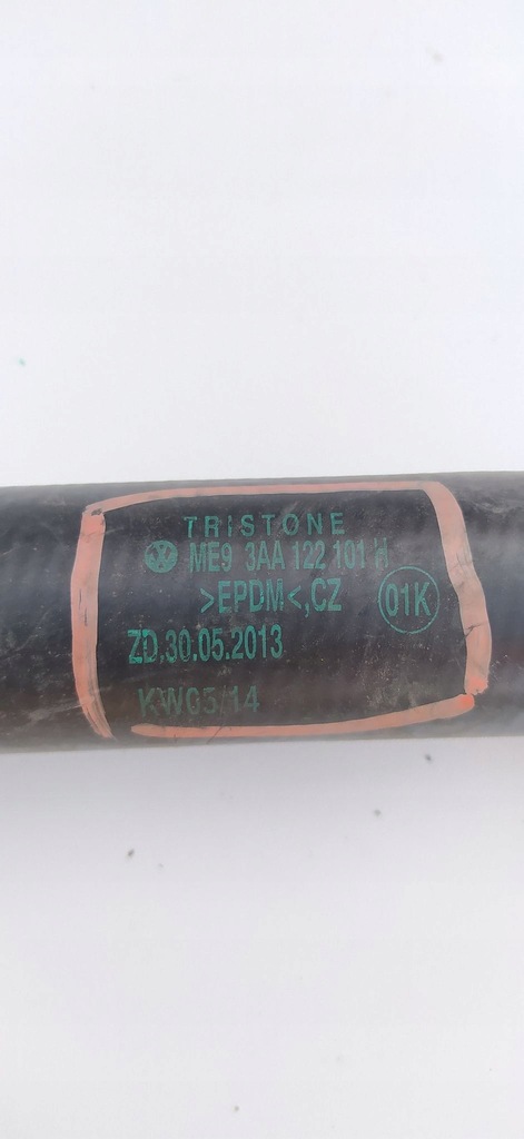 фото №2, Труба wąż wody 3aa122101h passat cc lift 2.0 tdi