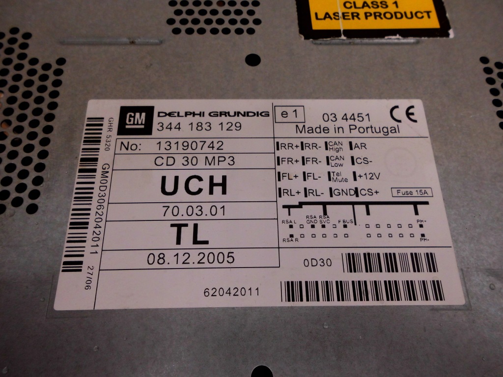 фото №3, Радіо cd 30 mp3 opel zafira b дисплей