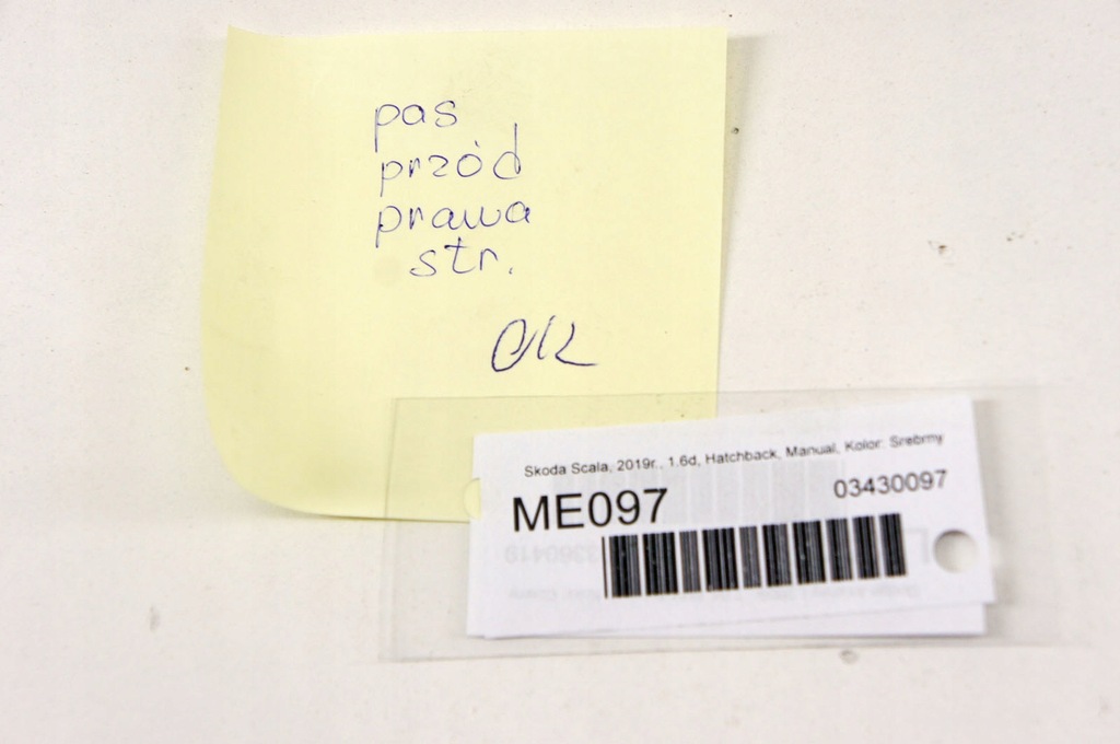 фото №6, Me097 skoda scala ^ pas натягувач правий перед