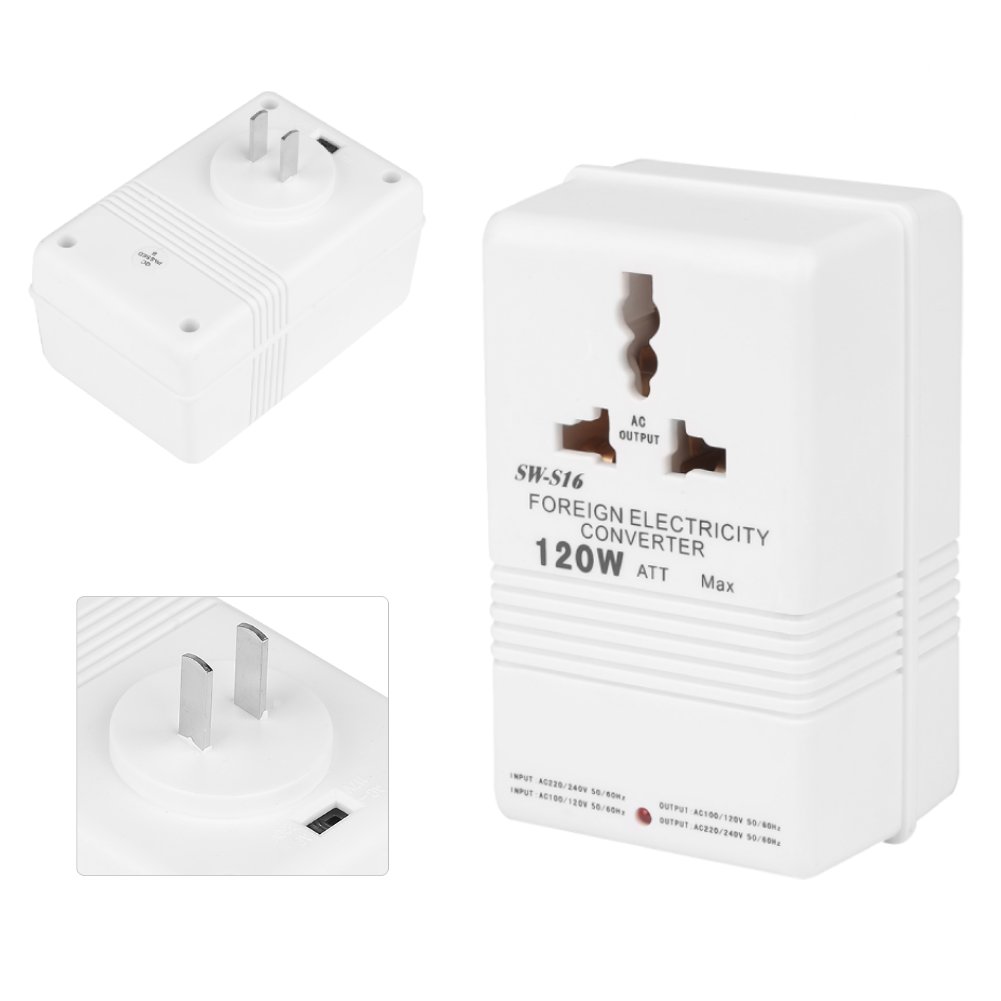 Купить Transformator sw-s16 адаптер переходник 110v на 220v