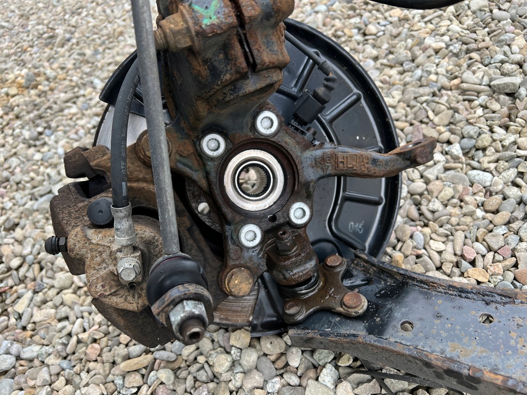 фото №7, Vw golf vi 2.0tdi поворотний кулак mcperson важіль правий комплект