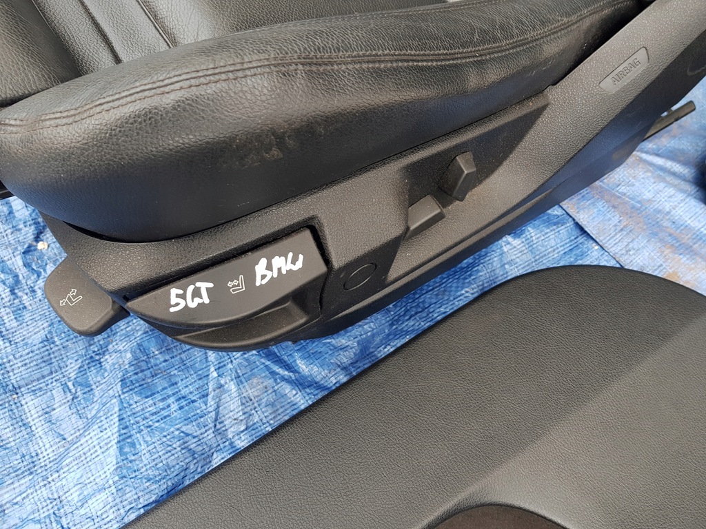 фото №10, Bmw 5 gt f07 сиденья заднее сиденье обшивки комплект кожа