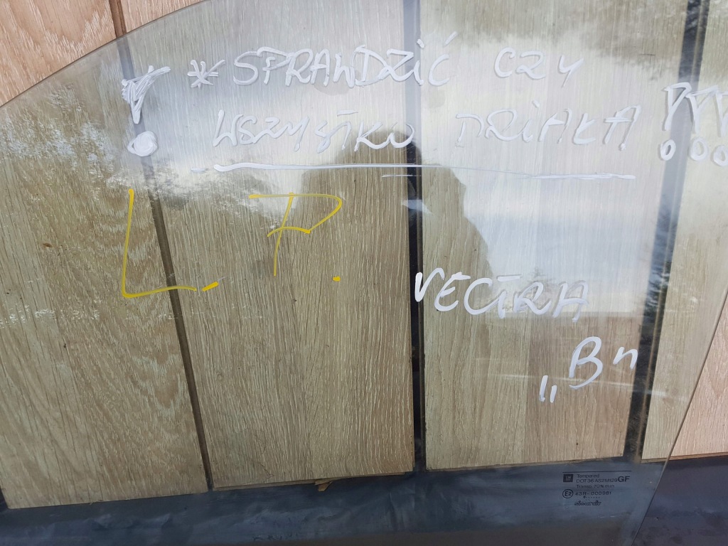 фото №3, Стекло боковая левая передняя opel vectra b