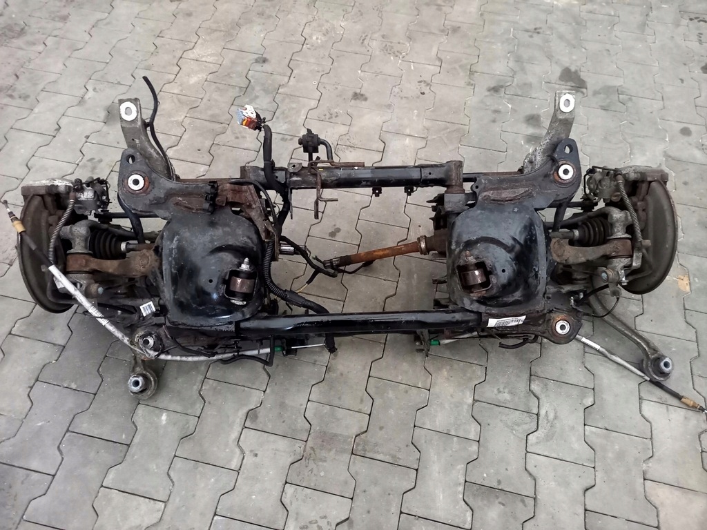 фото №1, Балка oś підвіска підрамник задня hybrid peugeot 3008 i 12r