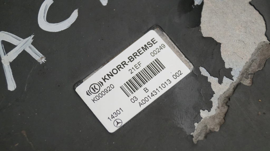 фото №4, Клапан ebs mercedes actros mp4