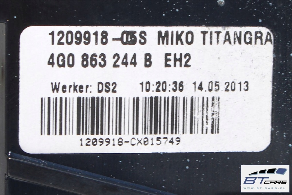 фото №8, Audi a6 a7 туннель средний + подлокотник 4g 4g0 2010-18 4g0862534 4g0864208