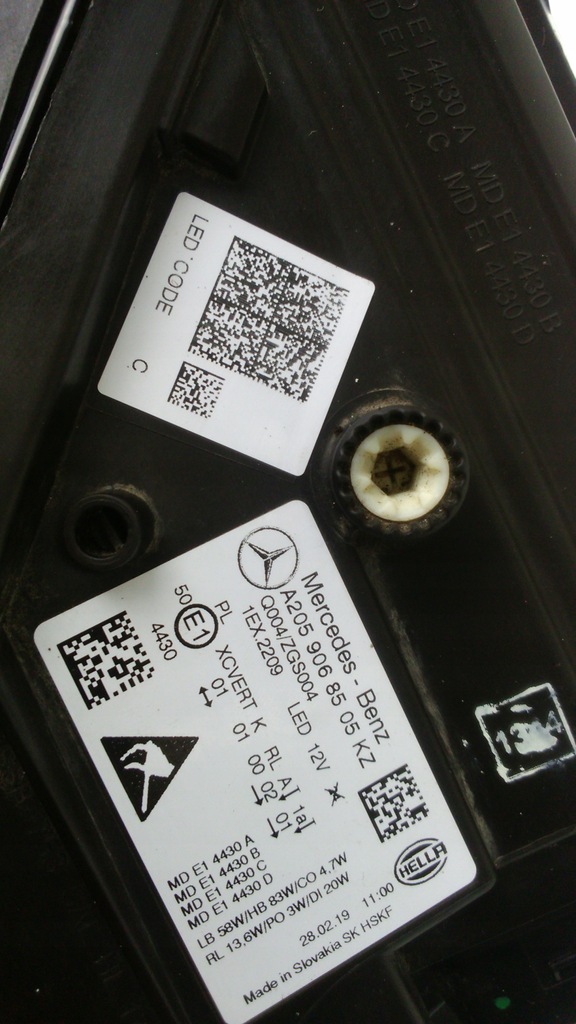 фото №13, Mercedes c-kl w205 lift multibeam led лампа левая 19r.